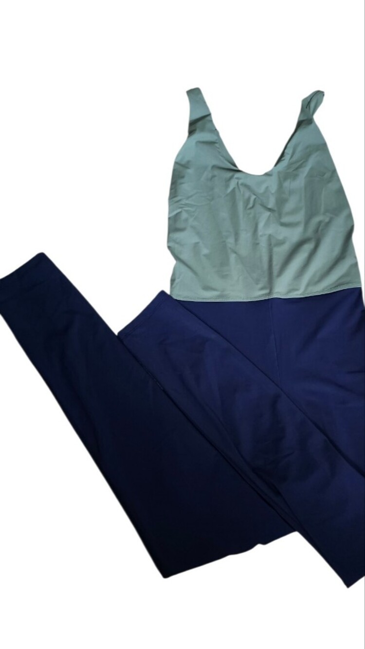 Two-Tone Jumpsuit